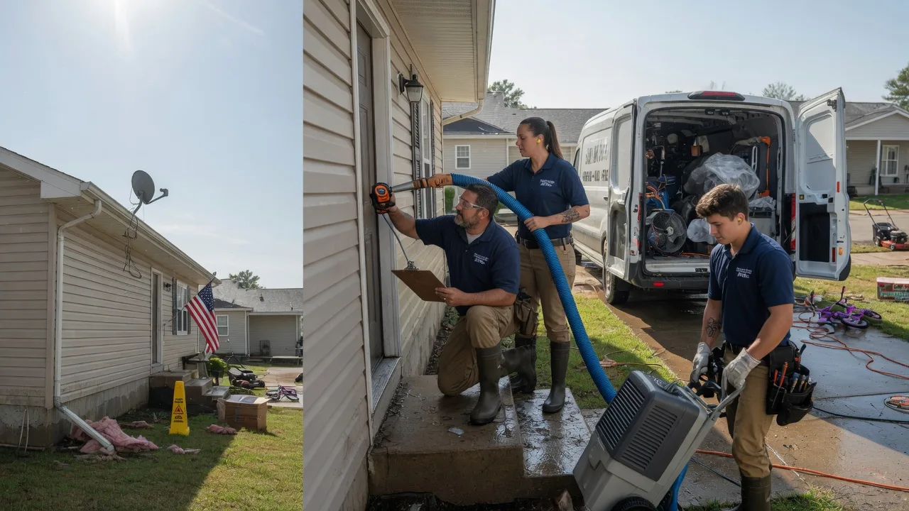 Ceiling Water Damage Restoration in Hammondsville, OH near me